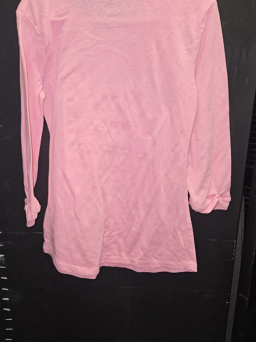 Justice Girls Long Sleeve Sequins Graphic Tee Pink Size 6/7
